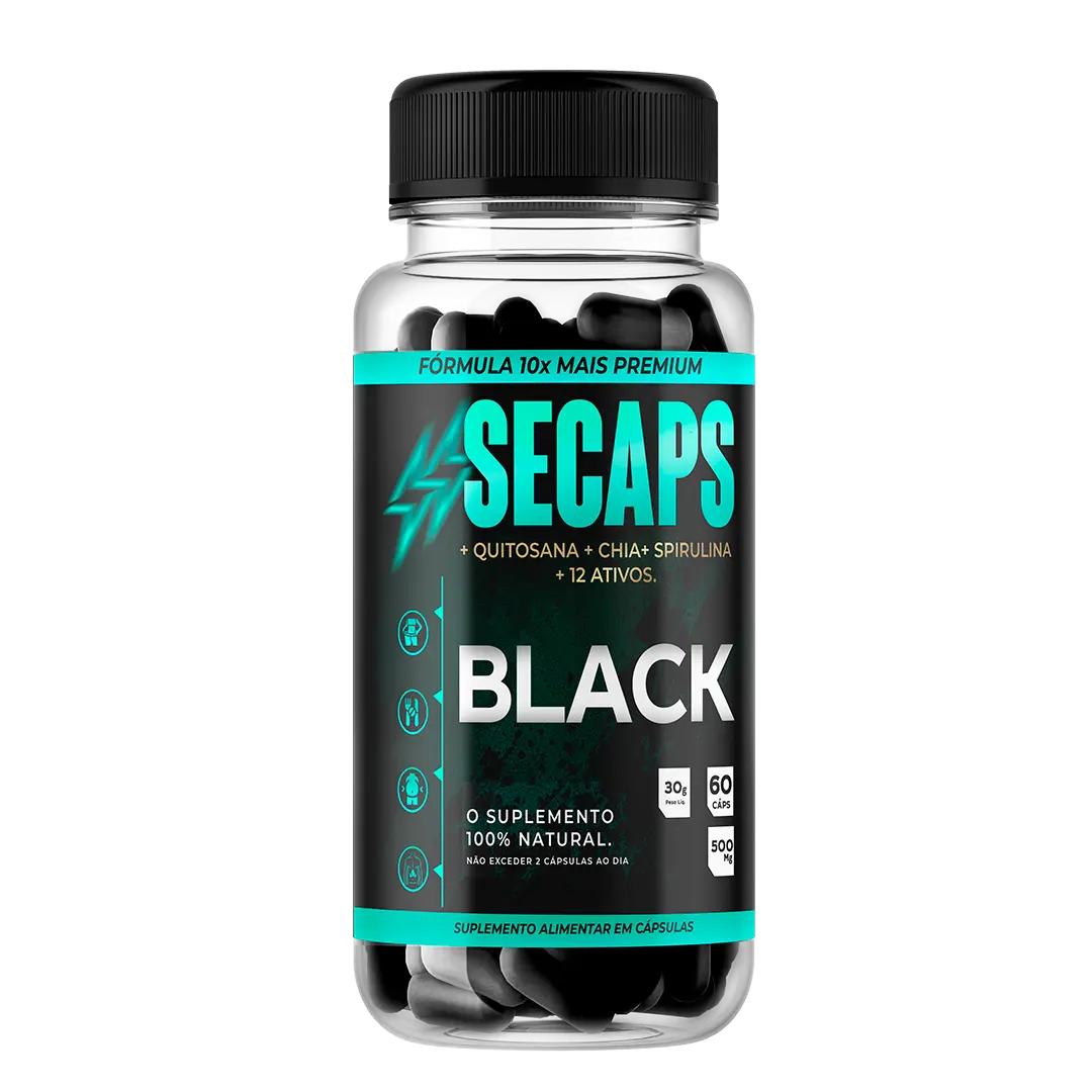 1 Pote de Secaps Black